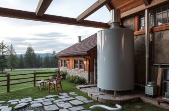 Автономное отопление загородного дома дизельным котлом